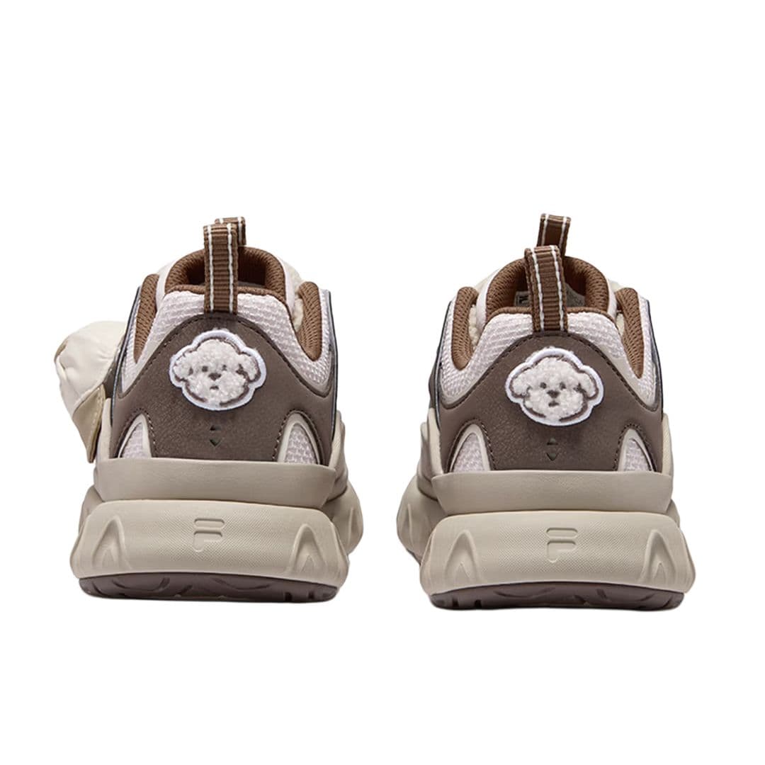 Кроссовки FILA FUSION PISA FLAT Cone Shoes Кеды для скейтбординга Низкий Топ Светло-фиолетовый Кварц Коричневый Женские - изображение 4
