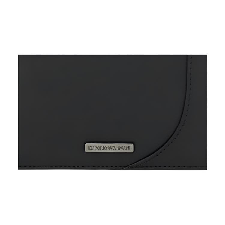 Кошелек EMPORIO ARMANI Коровья кожа Кошельки Унисекс Черный - изображение 4