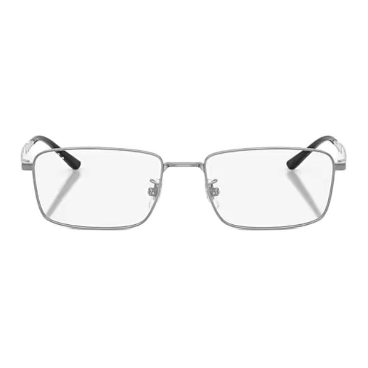 Оправа RayBan Титан Прямоугольная форма Очки с диоптриями Унисекс Полированный Металлический серый - изображение 2