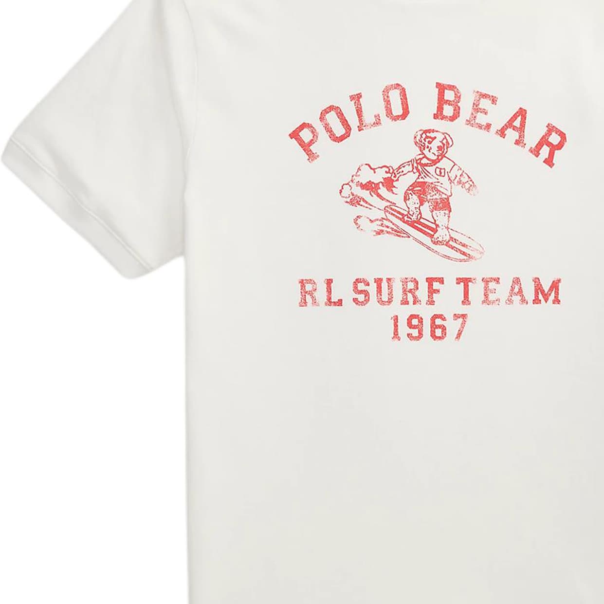 Футболка Polo Ralph Lauren Polo Bear T Рубашка SS26 Стандартный размер Детский - изображение 3