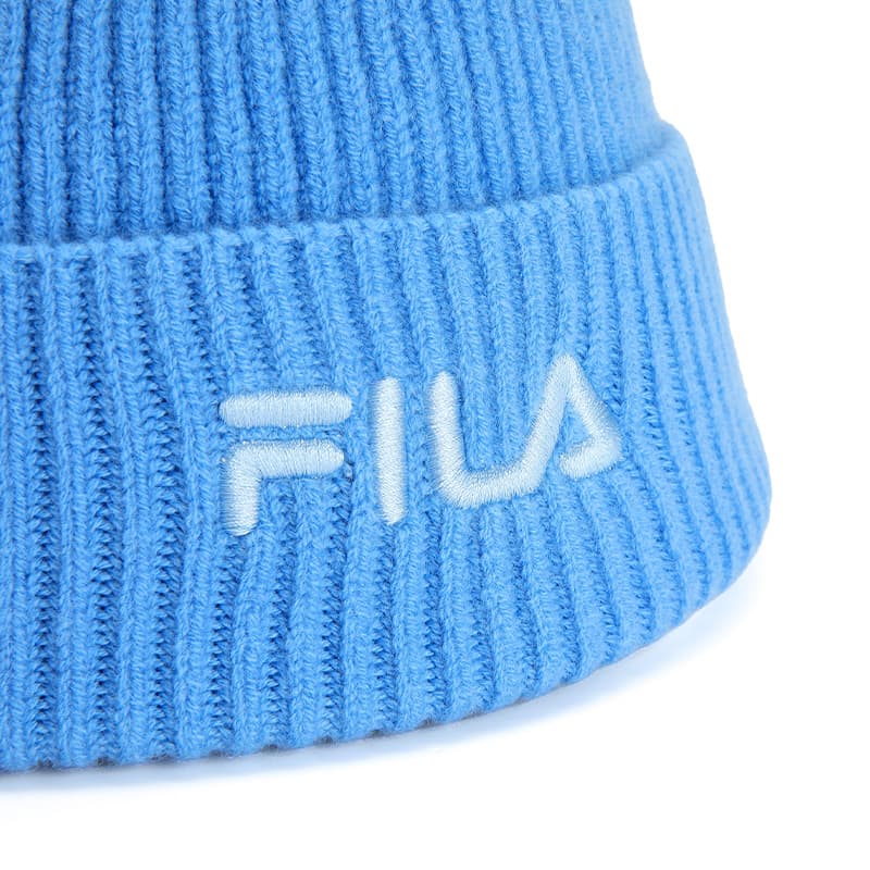 Шапка FILA Эластан Овечья шерсть Полиамид Шапки-бини Унисекс Церулеан - изображение 5
