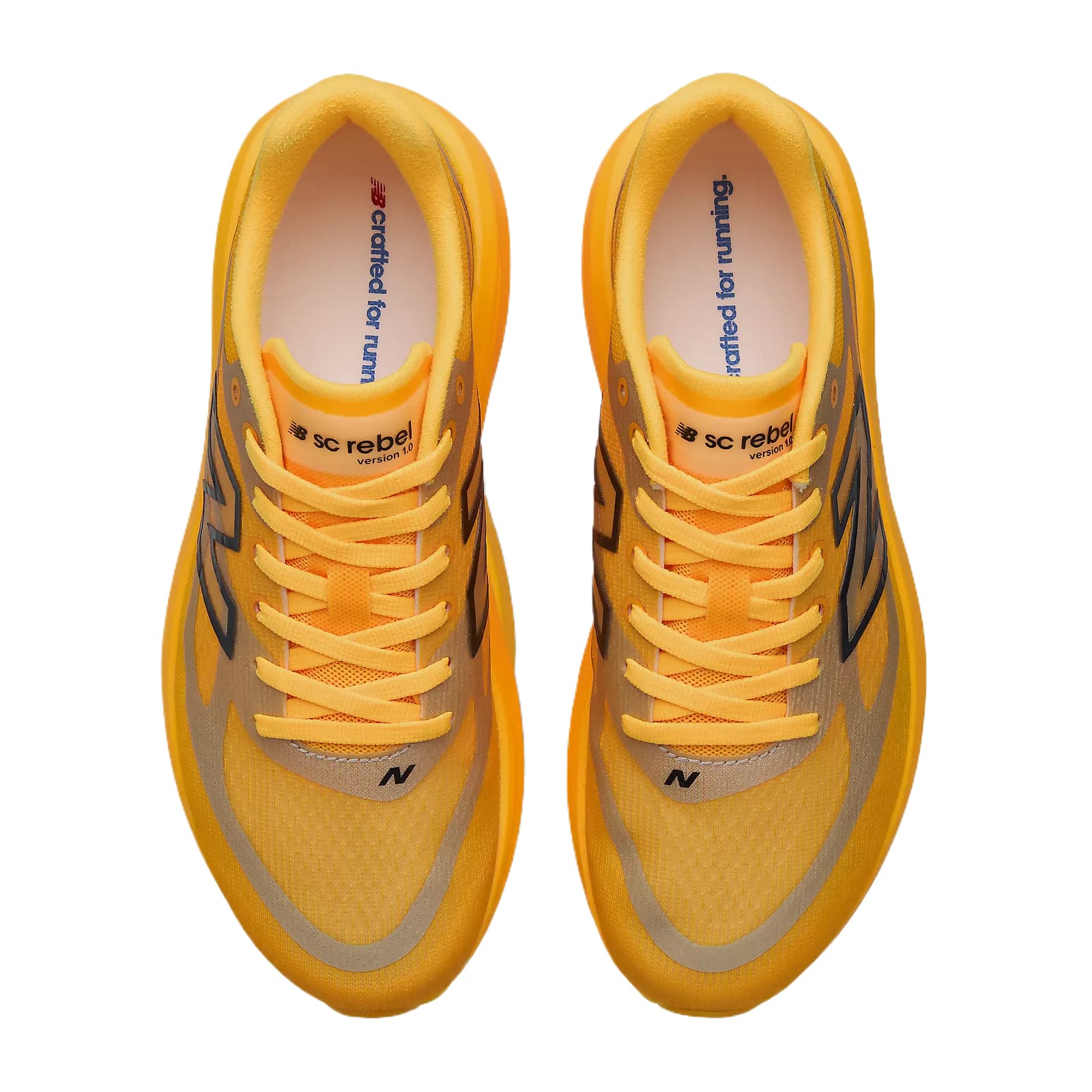 Кроссовки для бега New Balance SuperComp Rebel Беговые кроссовки Низкие Samo Оранжевый Серебряный Металл Лак Женские - изображение 3