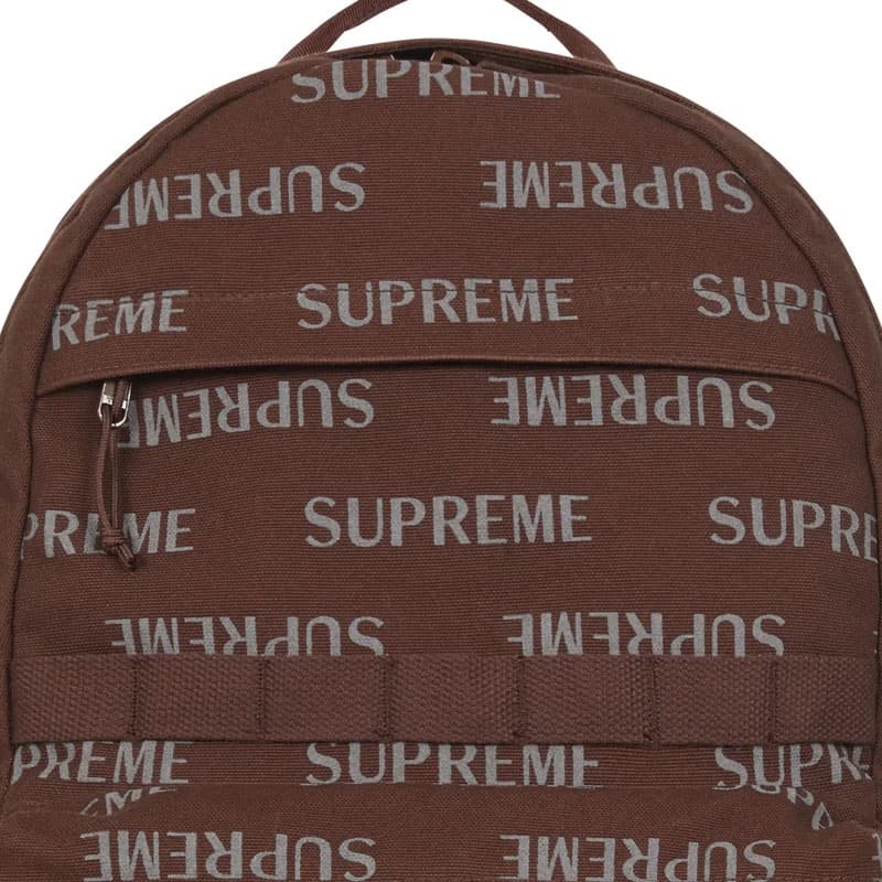 Рюкзак supreme Рюкзаки Коричневый Унисекс - изображение 5