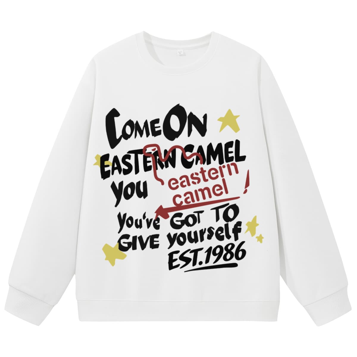 Худи EASTERN CAMEL Белый Унисекс Толстовки - изображение 1