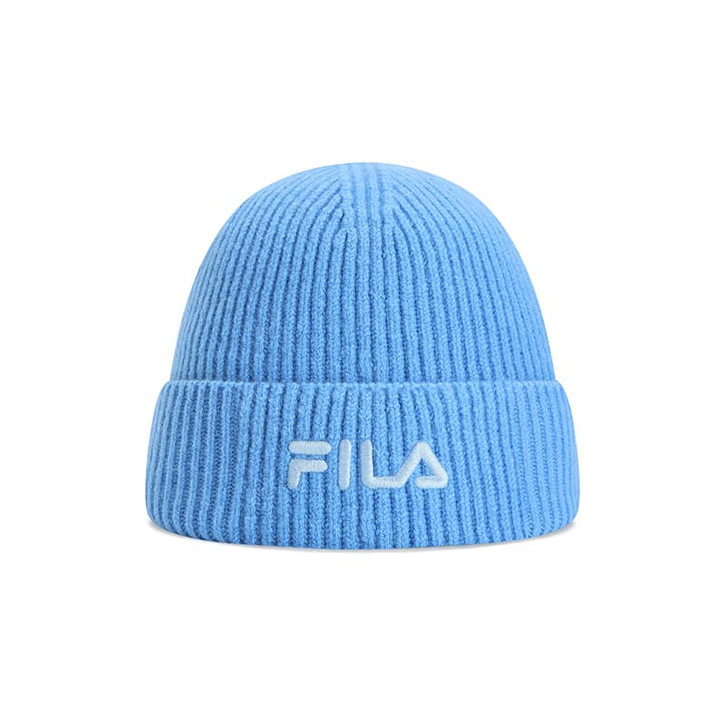 Шапка FILA Эластан Овечья шерсть Полиамид Шапки-бини Унисекс Церулеан - изображение 3