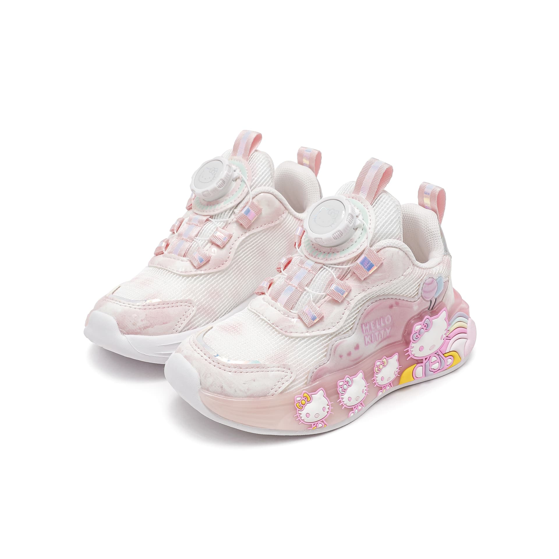 Кроссовки Sanrio Hello Kitty Синтетическая кожа противоскользящая износостойкая водонепроницаемая низкие кеды повседневная обувь - изображение 2