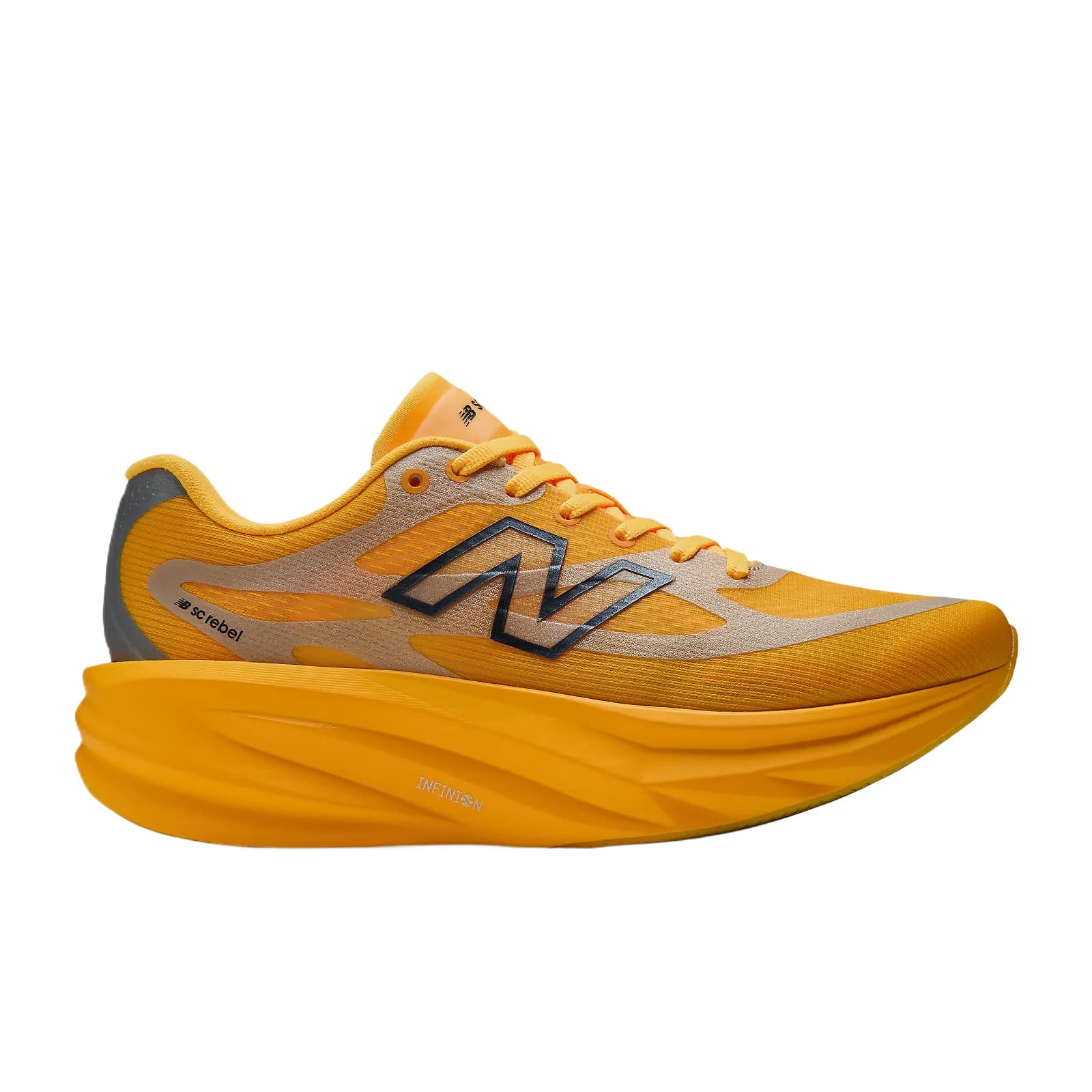 Кроссовки для бега New Balance SuperComp Rebel Беговые кроссовки Низкие Samo Оранжевый Серебряный Металл Лак Женские - изображение 2