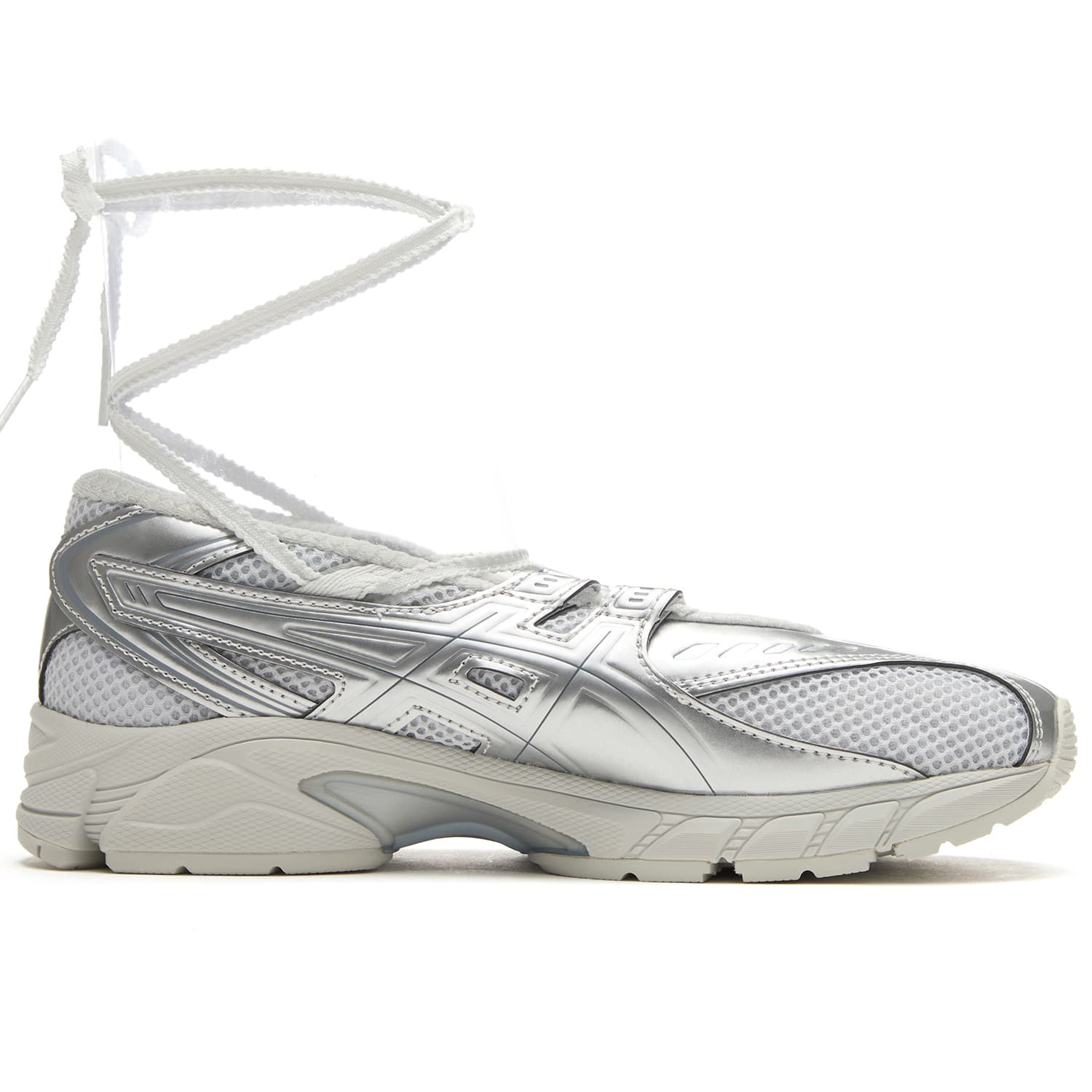 Кроссовки asics Gel-DS Trainer Повседневная обувь Лоу-топы Серебристо-белый Женские - изображение 2