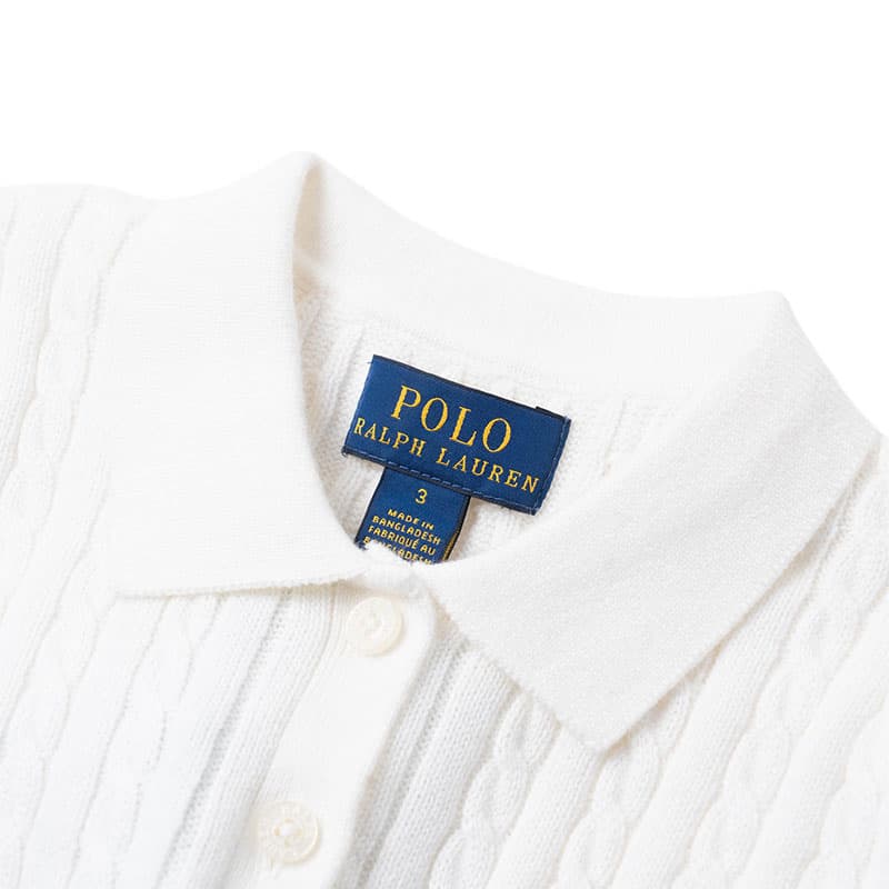 Polo Ralph Lauren Polo Классическая версия Бумажный Белый Детский - изображение 3