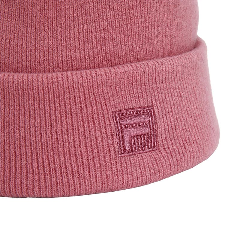 Шапка FILA Овечья шерсть Шапки из шерсти Унисекс Розовый Фиолетовый Красный - изображение 5