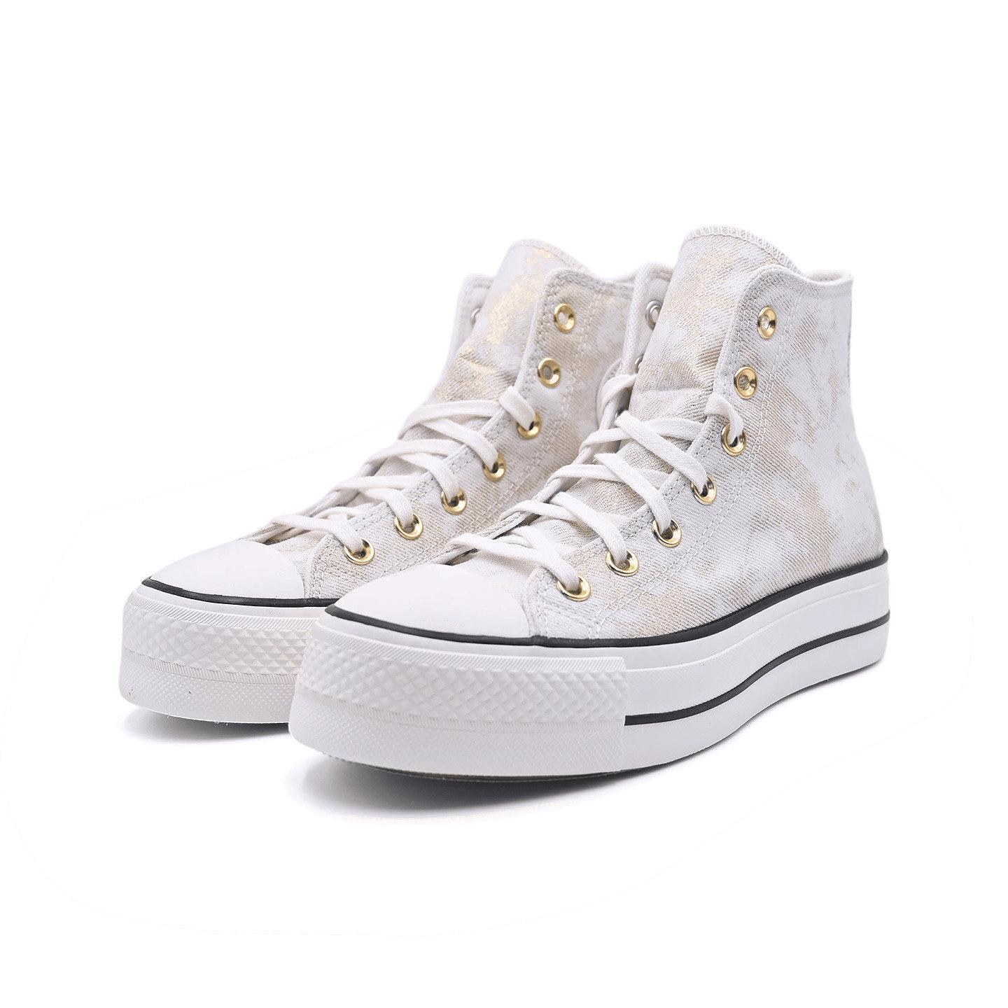 Кеды Converse Chuck TAYLOR All Star Lift Хай-топы Кеды Женские Желтый белый - изображение 3