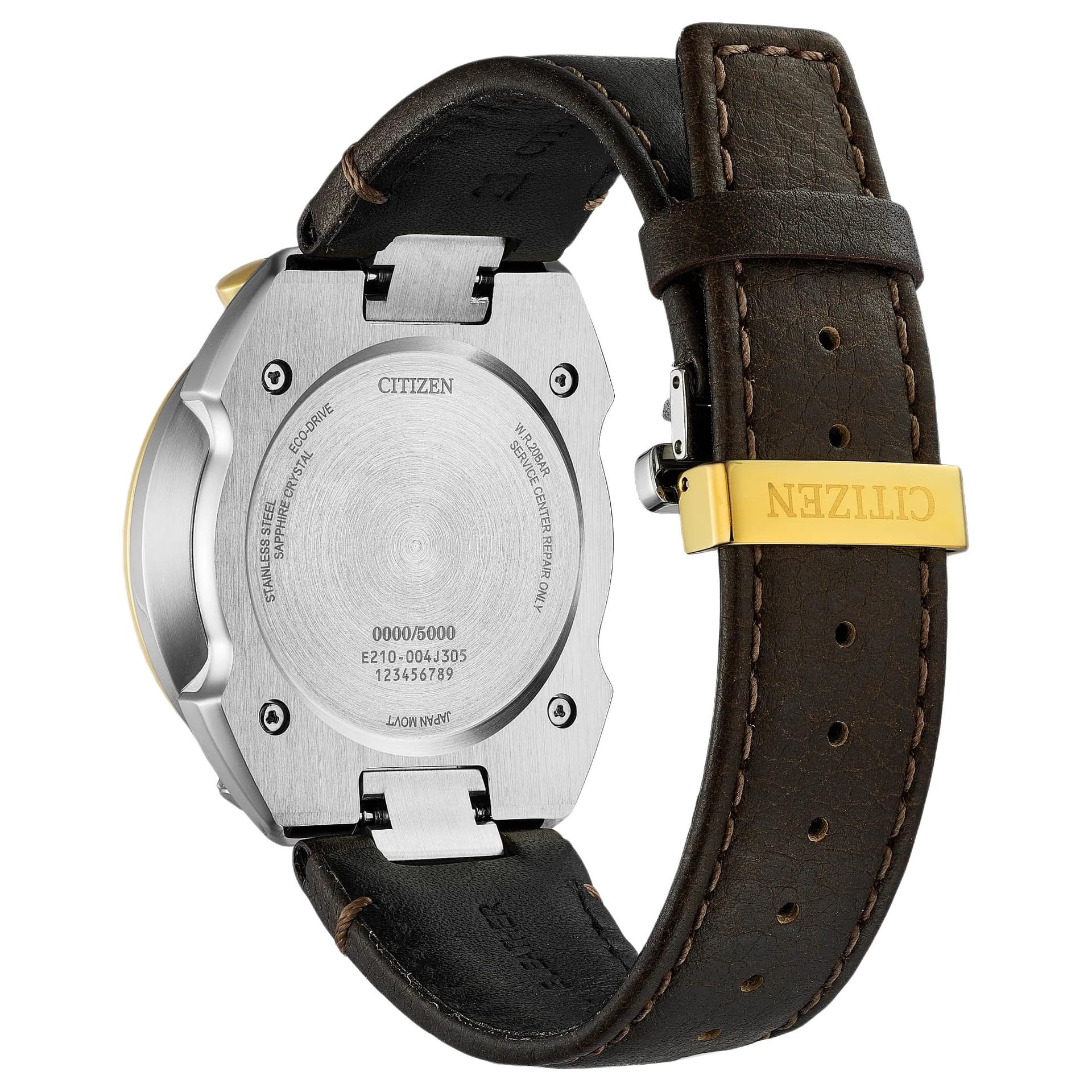 Часы CITIZEN Promaster Кварцевый механизм на солнечной энергии кожаный ремешок часы 44,5 мм мужские зеленый циферблат - изображение 2