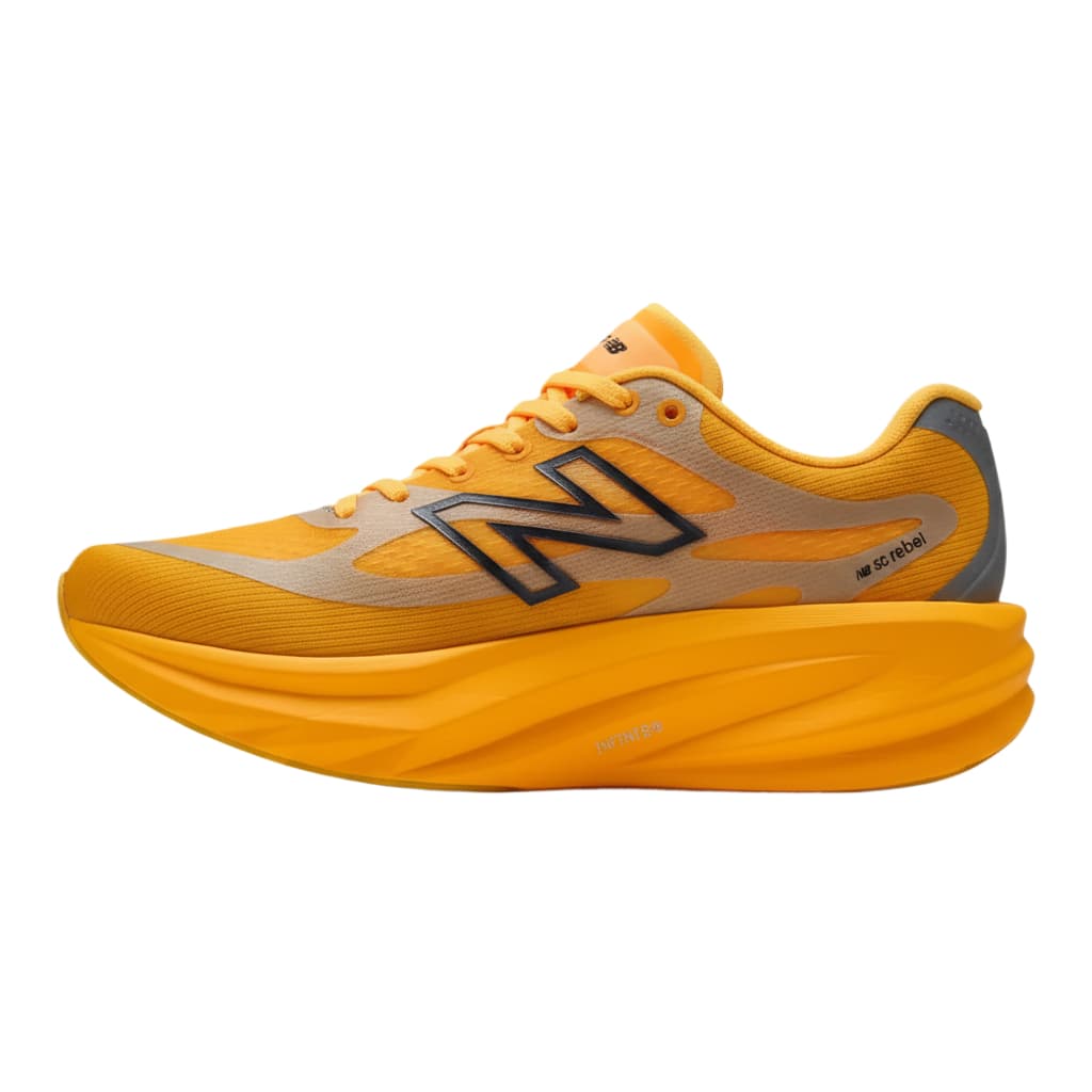 Кроссовки для бега New Balance SuperComp Rebel Беговые кроссовки Низкие Samo Оранжевый Серебряный Металл Лак Женские - изображение 1