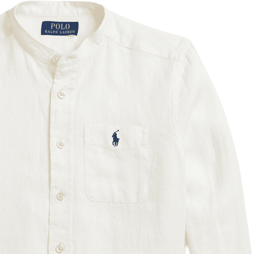 Polo Ralph Lauren Повседневный Рубашка Экрю Детский - изображение 3