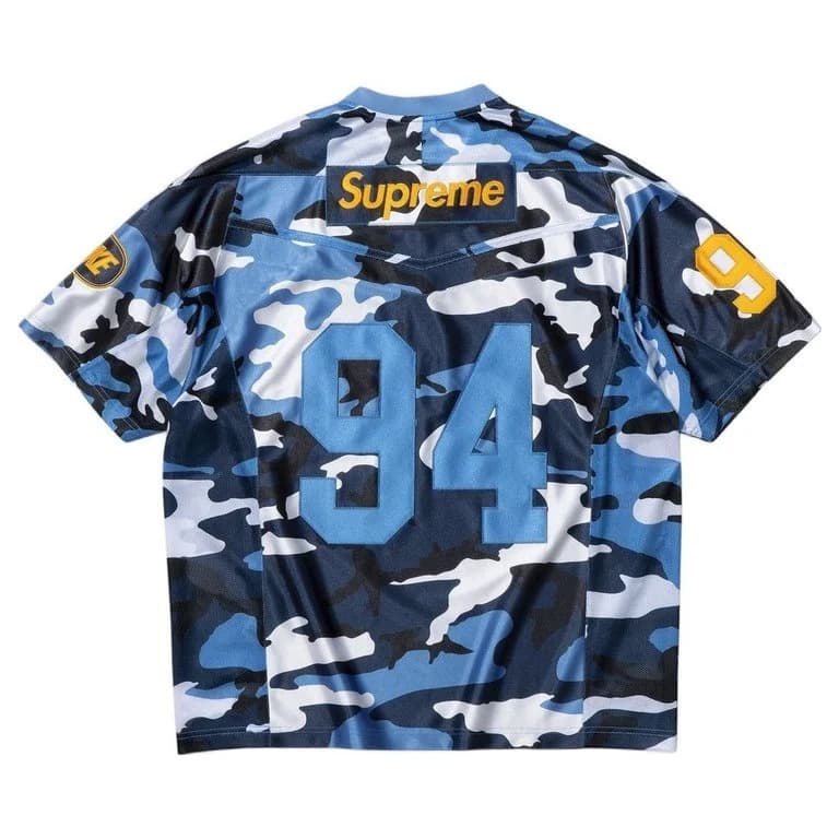 Бомбер Supreme x NIKE FW26 FOOTBALL JERSEY Бейсбольная куртка Унисекс - изображение 2