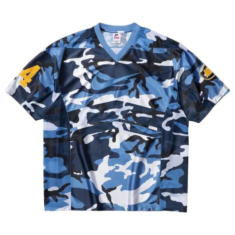 Бомбер Supreme x NIKE FW26 FOOTBALL JERSEY Бейсбольная куртка Унисекс - изображение 1