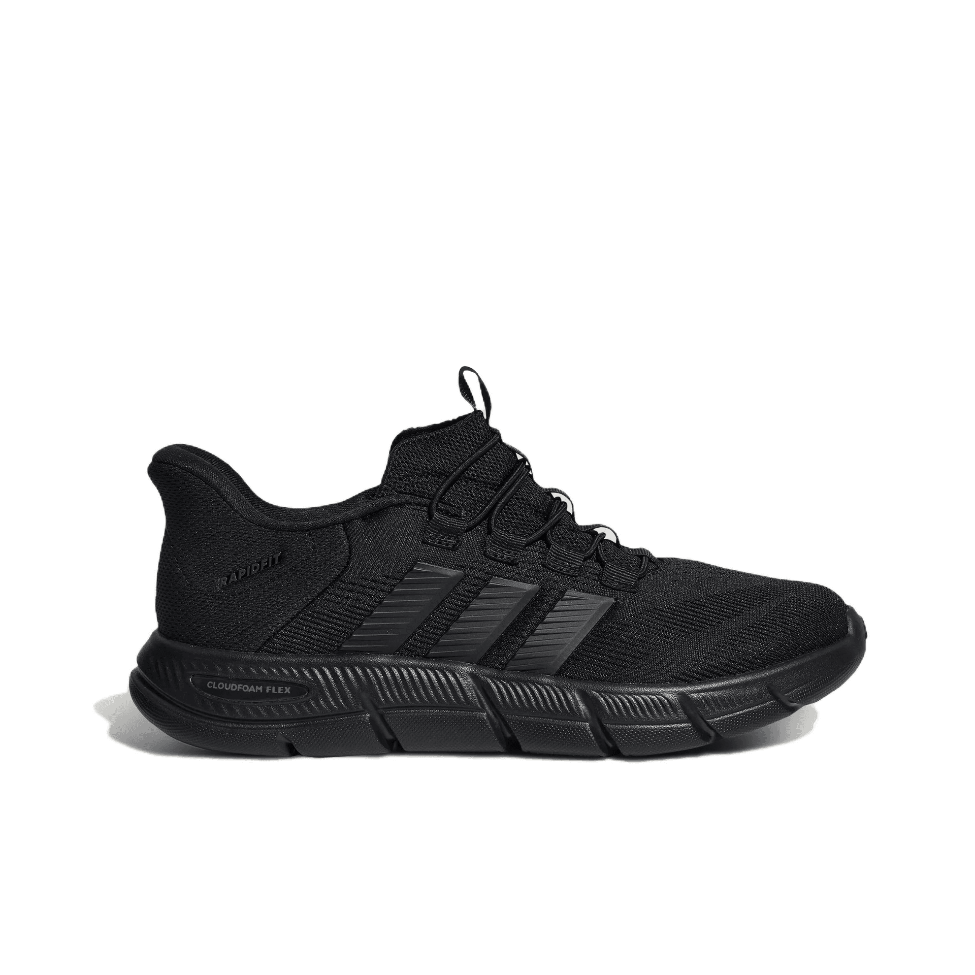 Кроссовки Adidas Cloudfoam Flex Rapidfit Ходьба Кроссовки Низкий Верх Черный Угольный Черный Унисекс - изображение 2