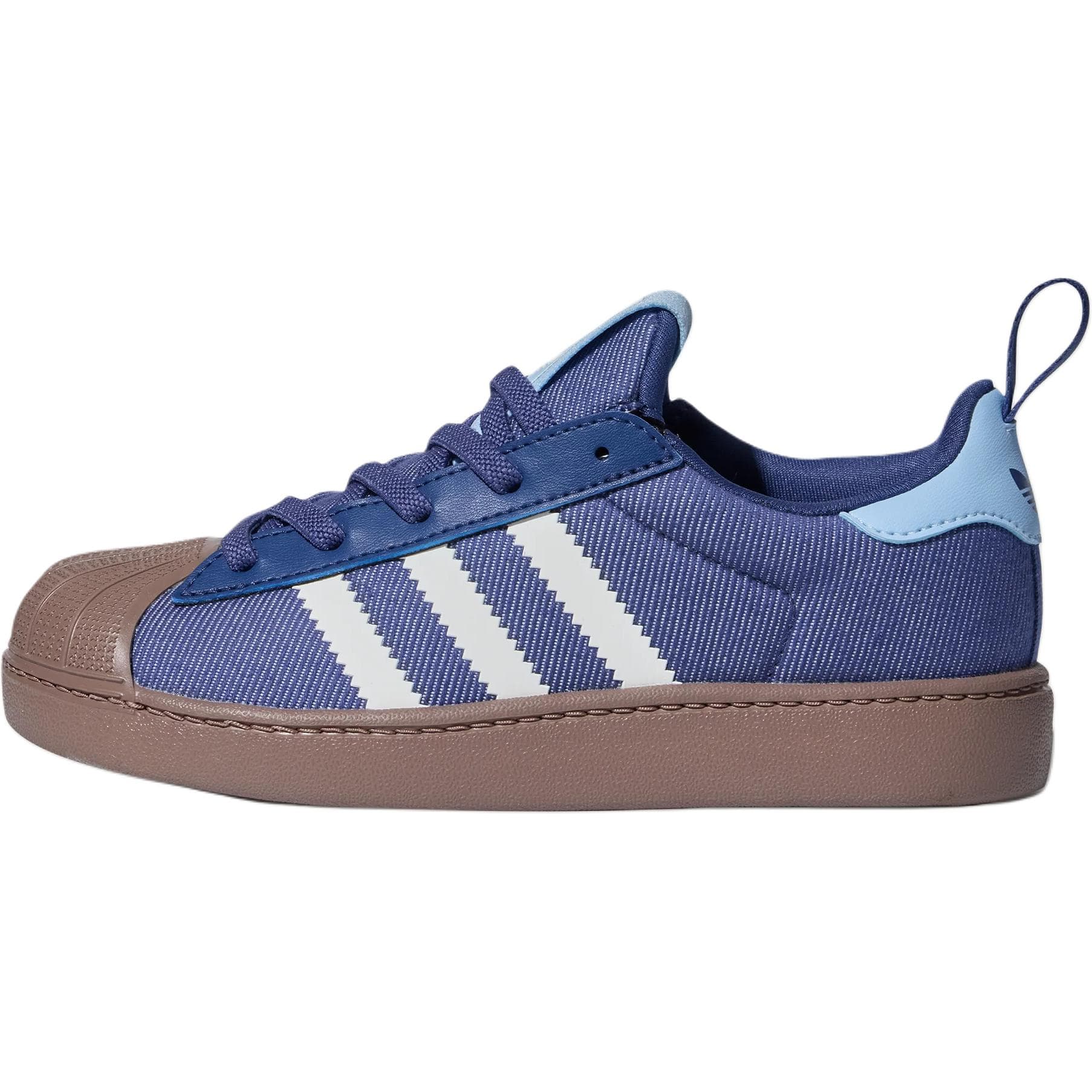 Кроссовки Adidas Originals Superstar Лоу-топы Детский Скейтбординг Обувь Темный фиолетово-синий Детский - изображение 1