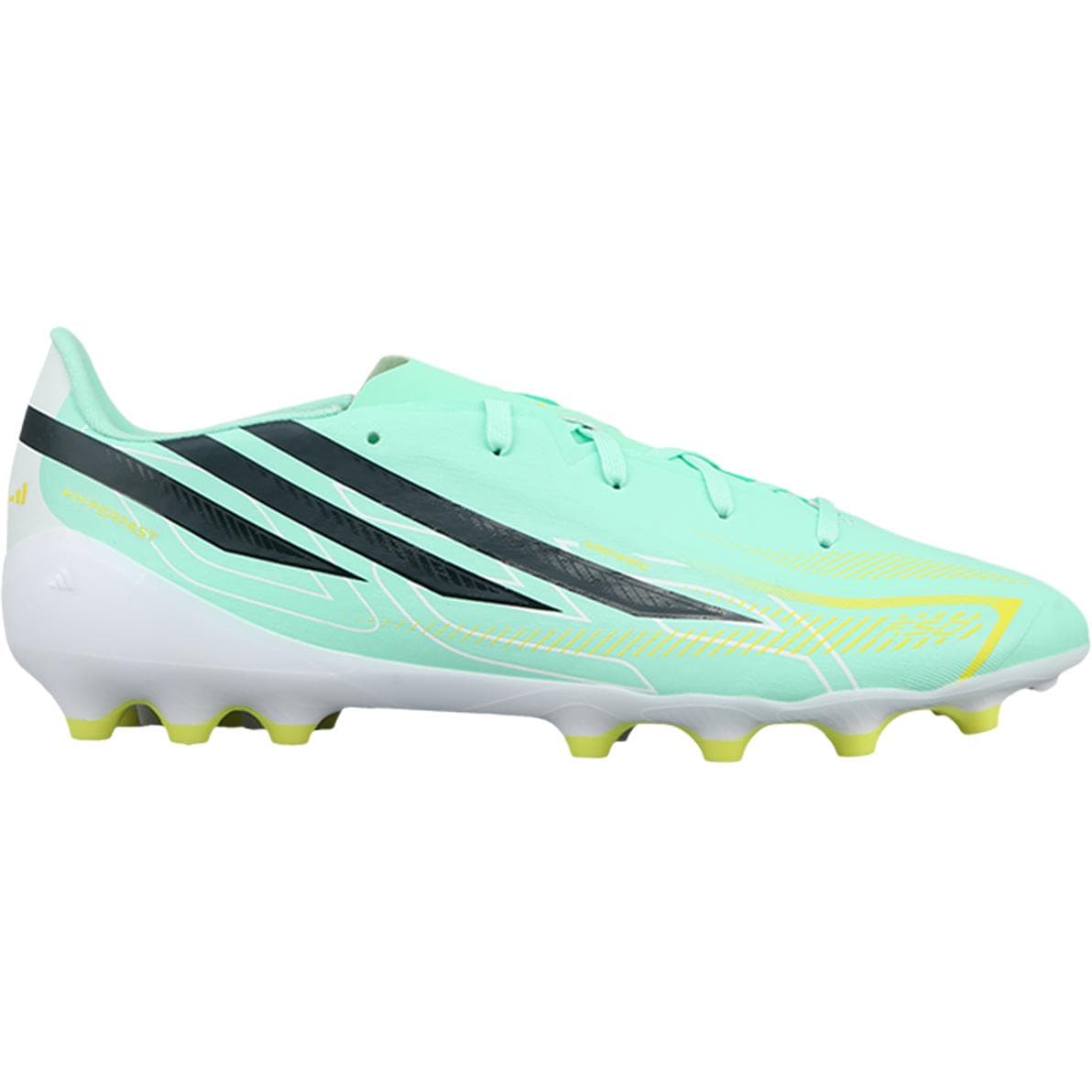 Бутсы Adidas F50 Детские футбольные бутсы низкие Мятные Темно-синие Kids - изображение 2