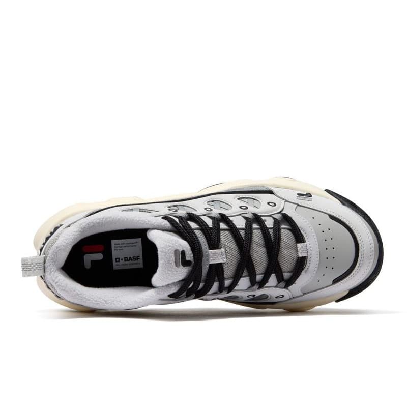 Кроссовки для бега FILA FUSION WATERBEAR Беговые кроссовки Низкие Лотос Серый Дикий Голубь Серый Мужской - изображение 4