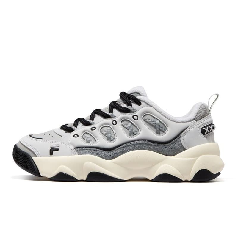 Кроссовки для бега FILA FUSION WATERBEAR Беговые кроссовки Низкие Лотос Серый Дикий Голубь Серый Мужской - изображение 1