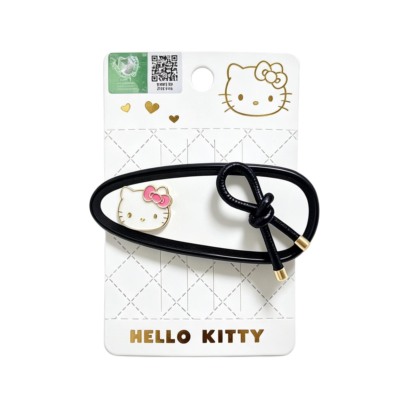 Заколка Санрио Hello Kitty Акрил Кожа PU (полиуретан) Заколки для волос Женские - изображение 1