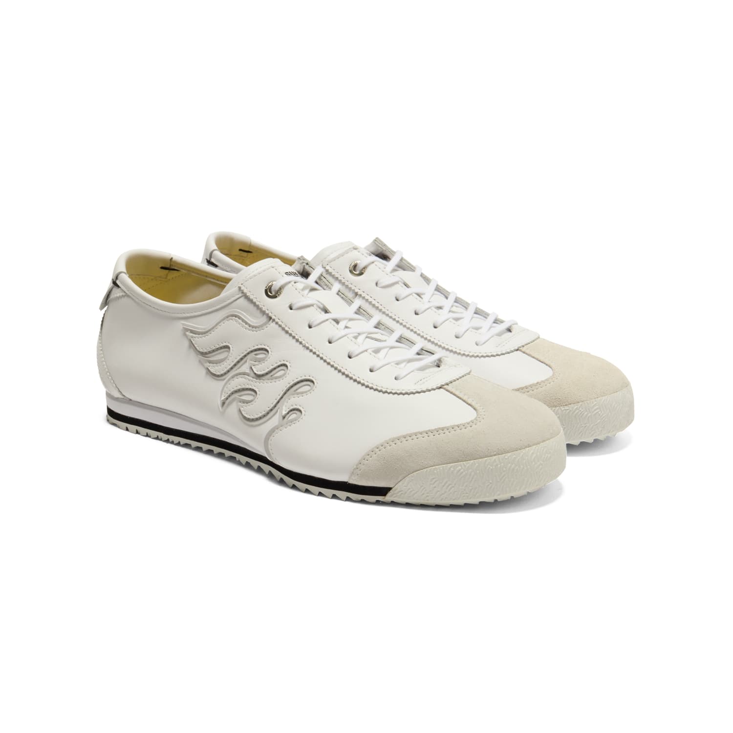 Кроссовки Onitsuka Tiger MEXICO 66 FIRE Противоскользящая износостойкая Лоу-топы Повседневная обувь Унисекс Белый - изображение 3