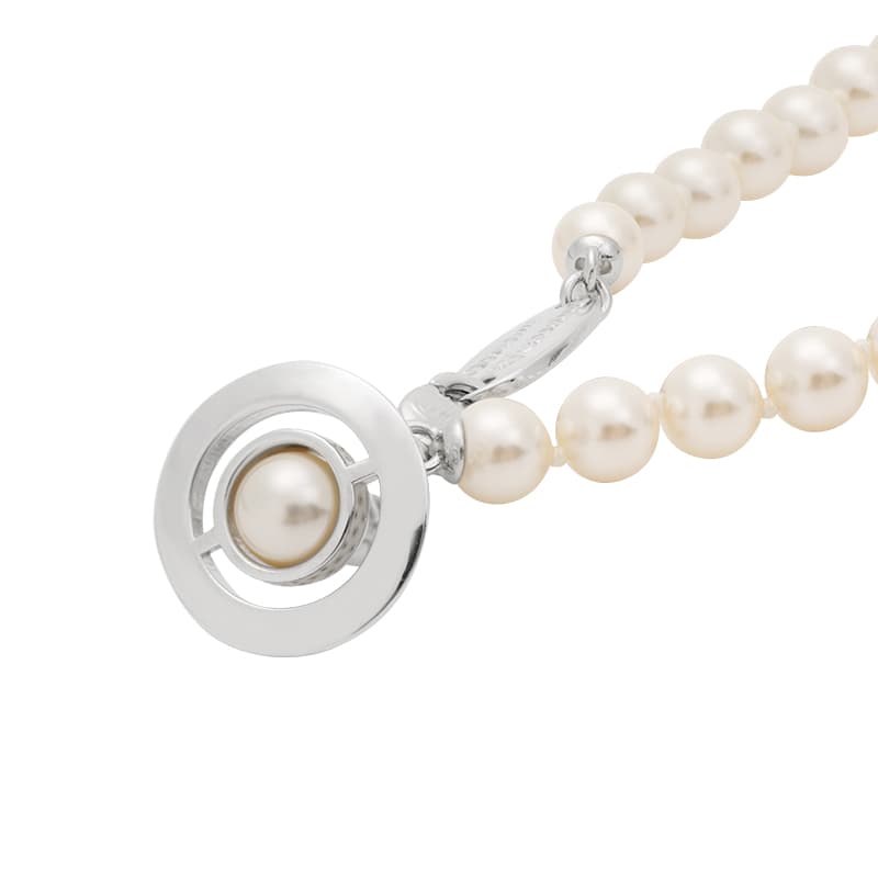 Ожерелье Вивьен Вествуд Brass Necklace Women's Silver - изображение 2