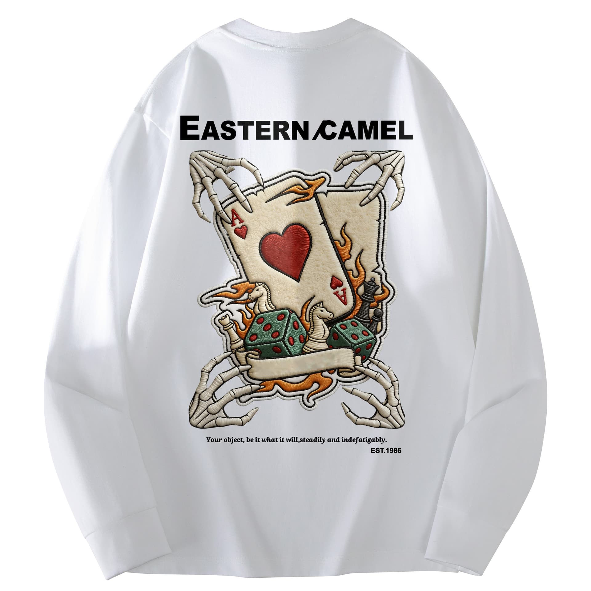 Футболка EASTERN CAMEL Белый Унисекс Футболки - изображение 2