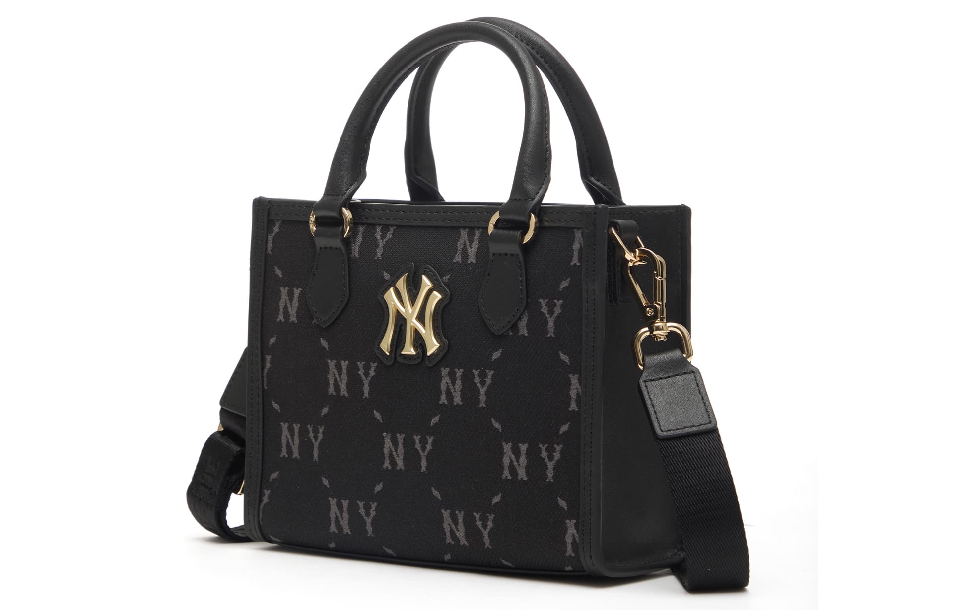 Сумка mlb New York Yankees Monogram Хлопковое волокно Полиэфирное волокно Тоут Сумка через плечо Сумки Маленький Унисекс - изображение 2