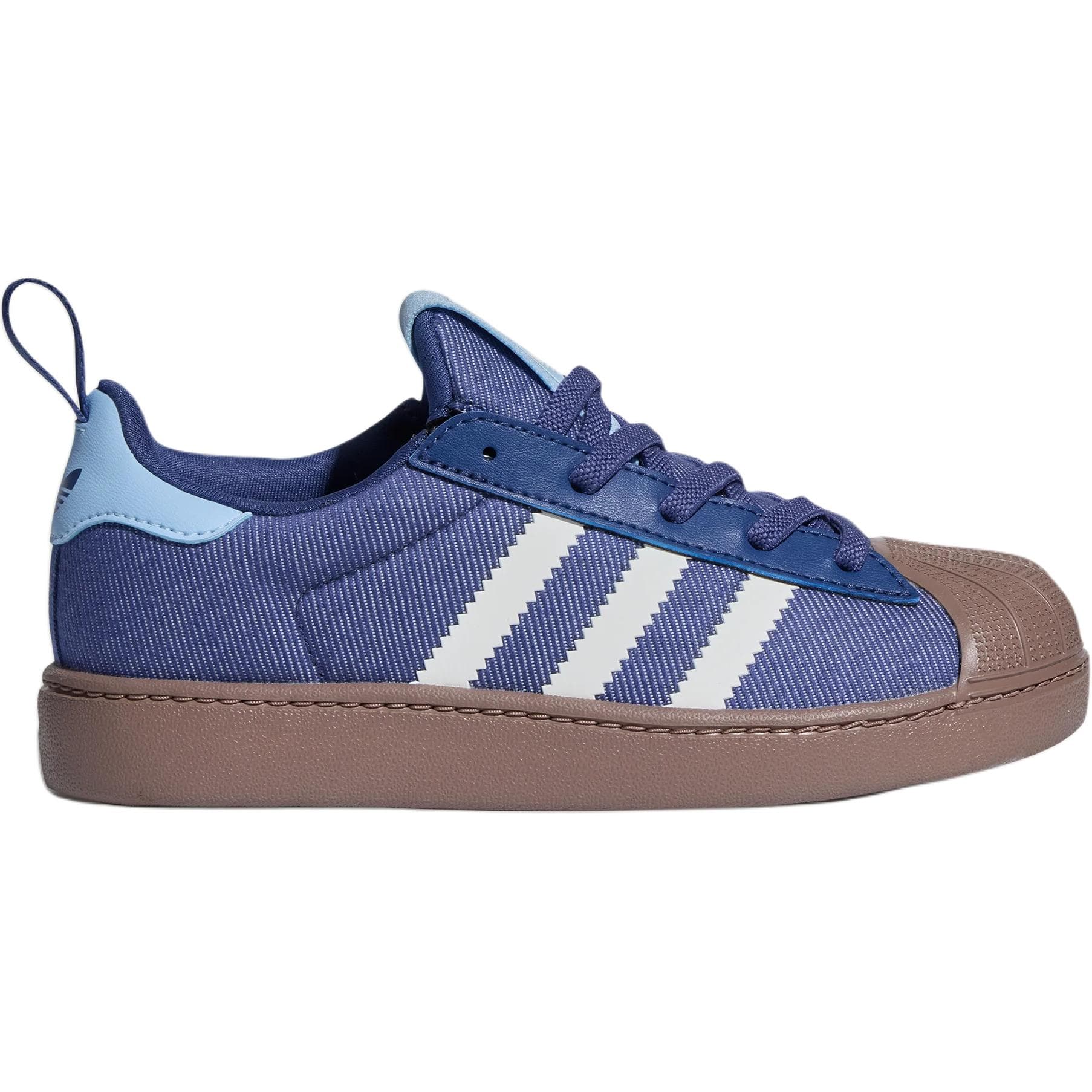 Кроссовки Adidas Originals Superstar Лоу-топы Детский Скейтбординг Обувь Темный фиолетово-синий Детский - изображение 2