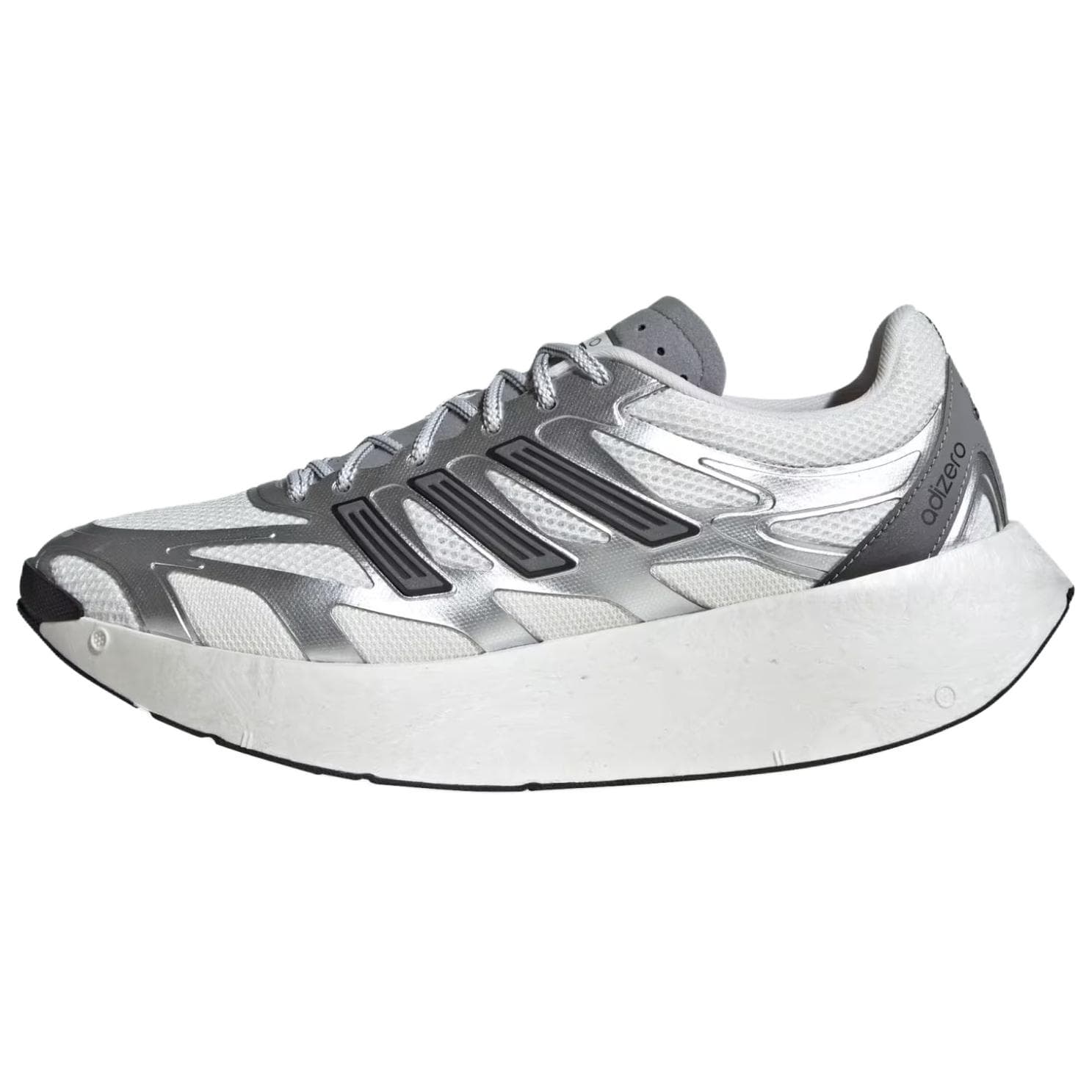 Кроссовки для бега Adidas Adizero Aruku Устойчивые к истиранию Низкие Повседневные Беговые Кроссовки Унисекс Серебристо-Белые - изображение 1