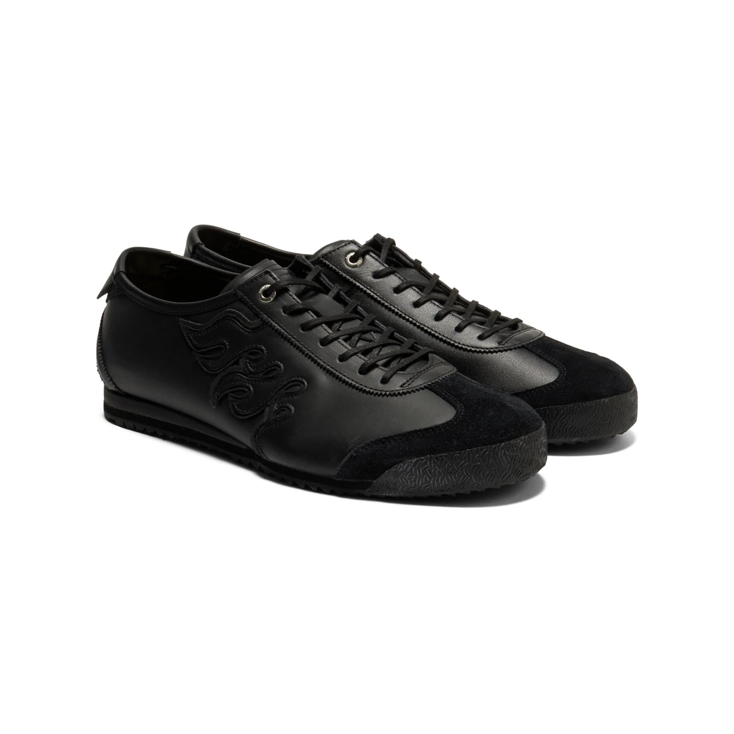 Кроссовки Onitsuka Tiger MEXICO 66 FIRE Противоскользящая износостойкая Лоу-топы Повседневная обувь Унисекс Черный - изображение 3