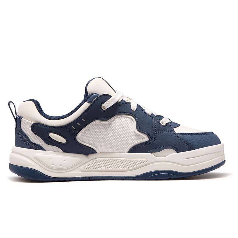 Кроссовки FILA FUSION BANK 2 DX Cool Skate Shoes 2 Лоу-топы Скейтборд Обувь Мужская Тофу Белый Армейский Синий - изображение 2