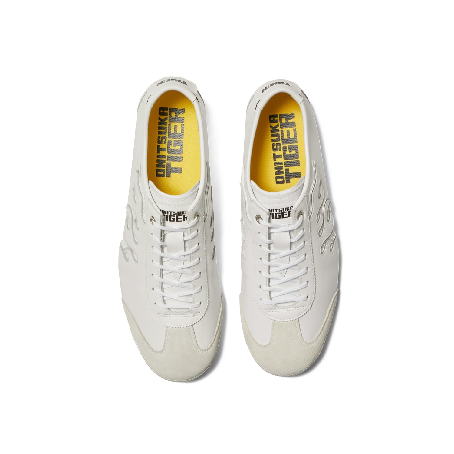 Кроссовки Onitsuka Tiger MEXICO 66 FIRE Противоскользящая износостойкая Лоу-топы Повседневная обувь Унисекс Белый - изображение 5