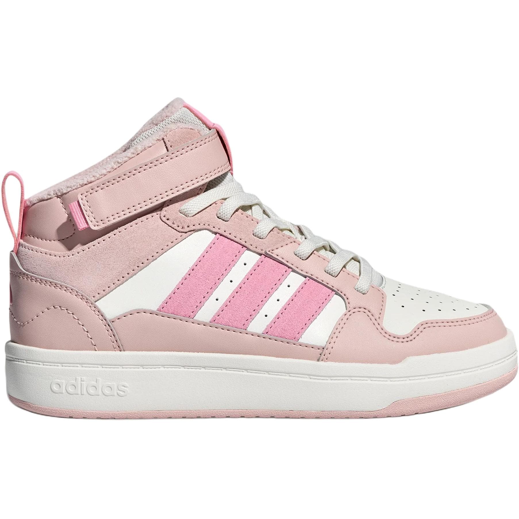 Кроссовки Adidas COMFICOURT Мид-топ Скейтборд Обувь Розово-белый Детский - изображение 2