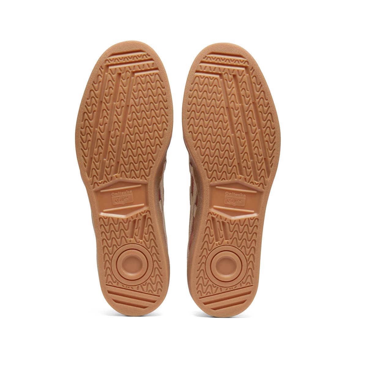 Кроссовки Onitsuka Tiger GSM Лоу-топы Скейтборд Обувь Унисекс Кирпично-красный Бежевый - изображение 7