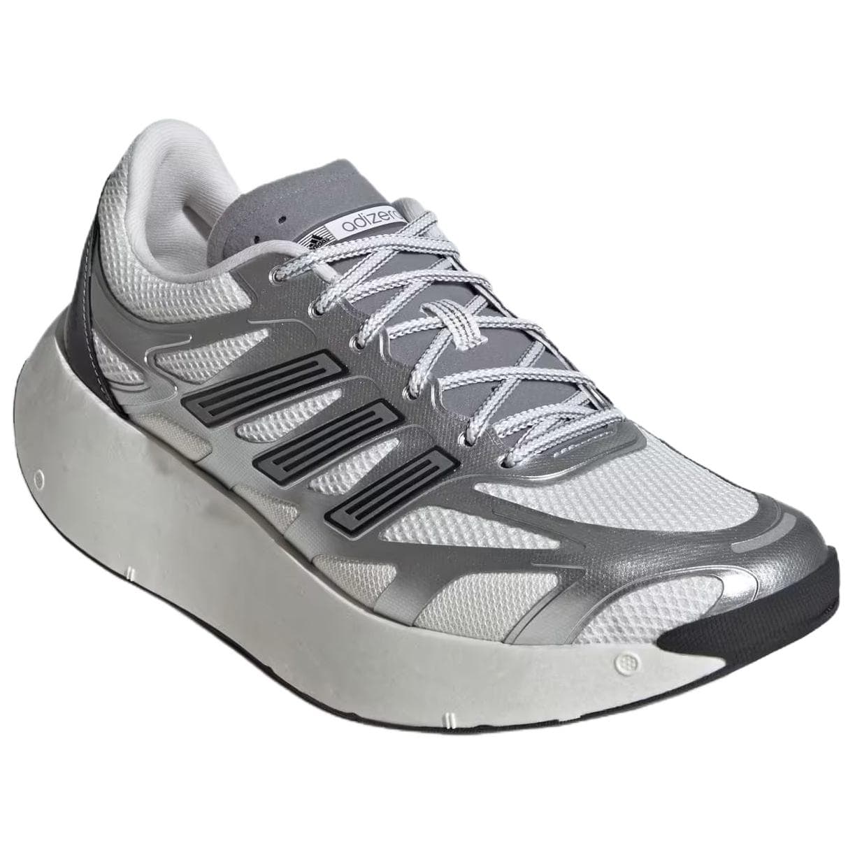 Кроссовки для бега Adidas Adizero Aruku Устойчивые к истиранию Низкие Повседневные Беговые Кроссовки Унисекс Серебристо-Белые - изображение 3