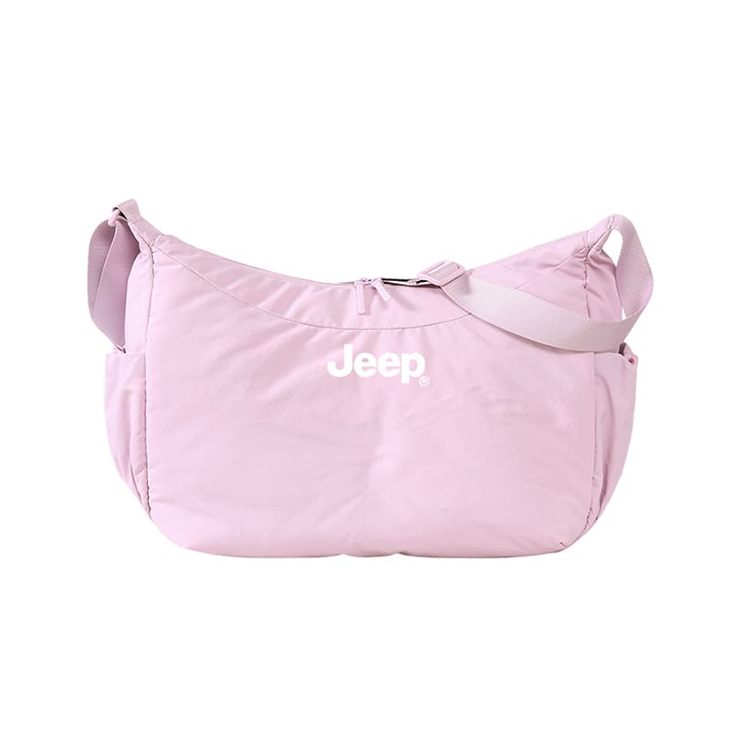 Сумка через плечо Jeep Нейлоновая сумка-полумесяц сумка через плечо стандартная (стандартная) унисекс хаки экрю черный темно-серый розовый - изображение 1