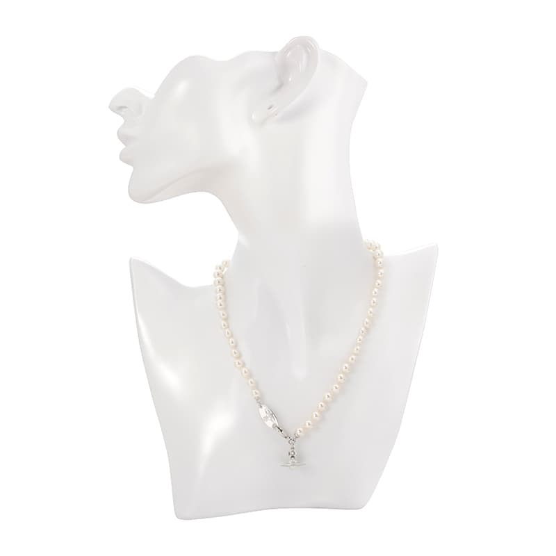 Ожерелье Вивьен Вествуд Brass Necklace Women's Silver - изображение 5