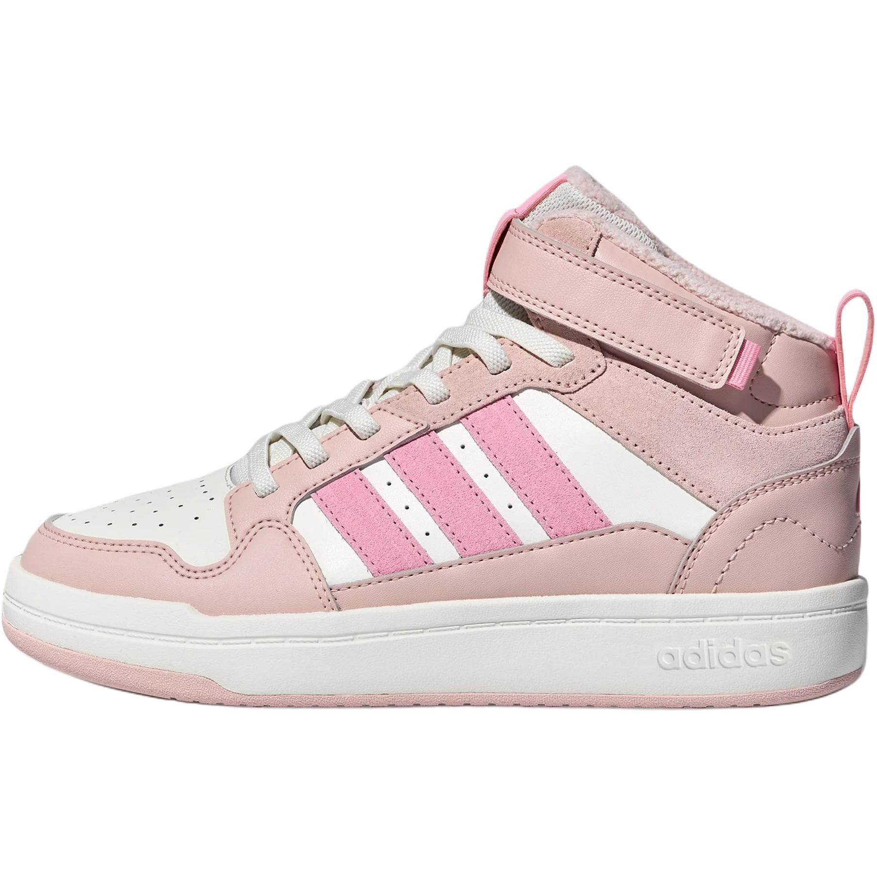Кроссовки Adidas COMFICOURT Мид-топ Скейтборд Обувь Розово-белый Детский - изображение 1