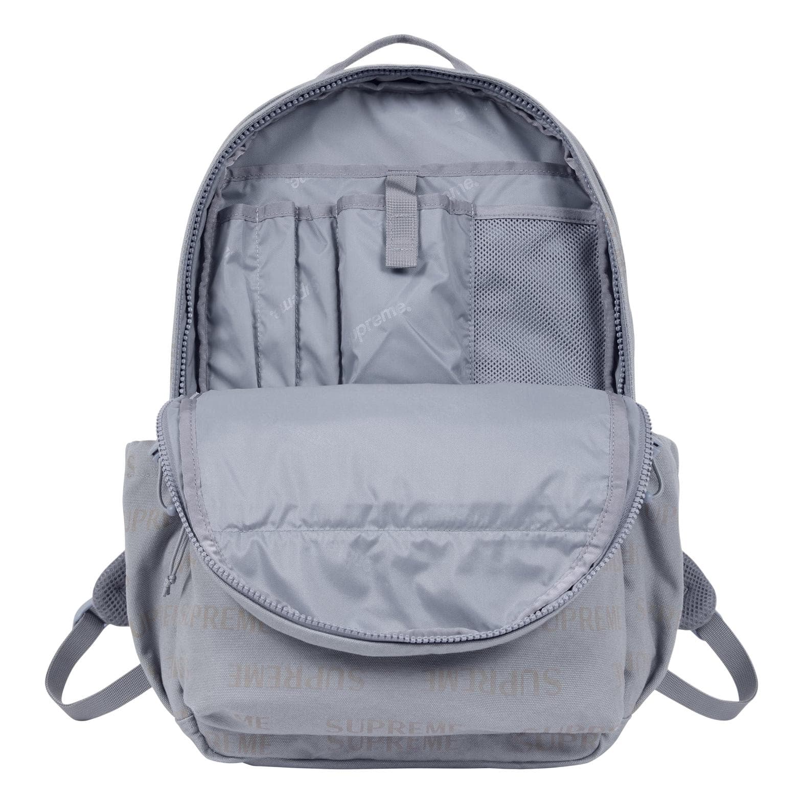 Рюкзак supreme Хлопковая смесь Цвет холста Рюкзаки Unisex Light Синий - изображение 5