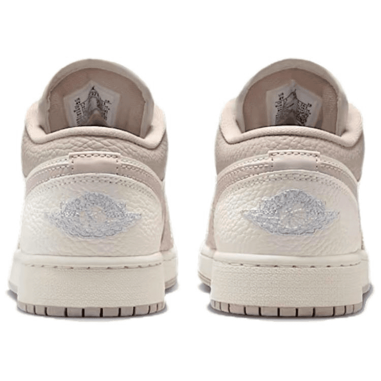 Кроссовки для баскетбола Jordan Air Jordan 1 Кожа Oтскок Low Топ Баскетбольные кроссовки Розово-белый Унисекс - изображение 5