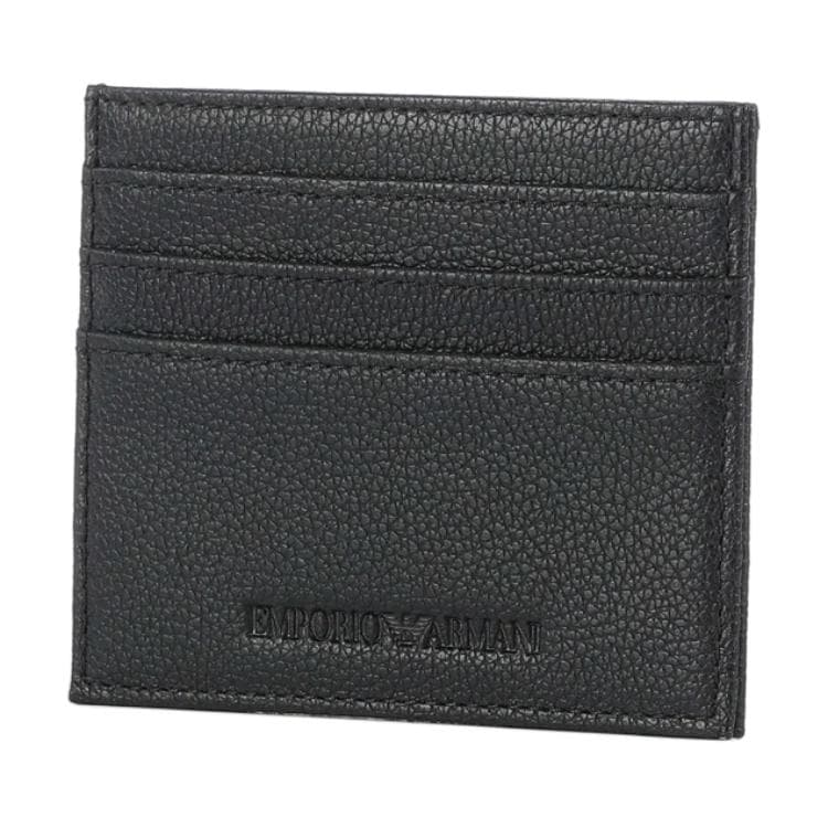 Картхолдер EMPORIO ARMANI Коровья кожа Визитницы Унисекс Черный - изображение 3