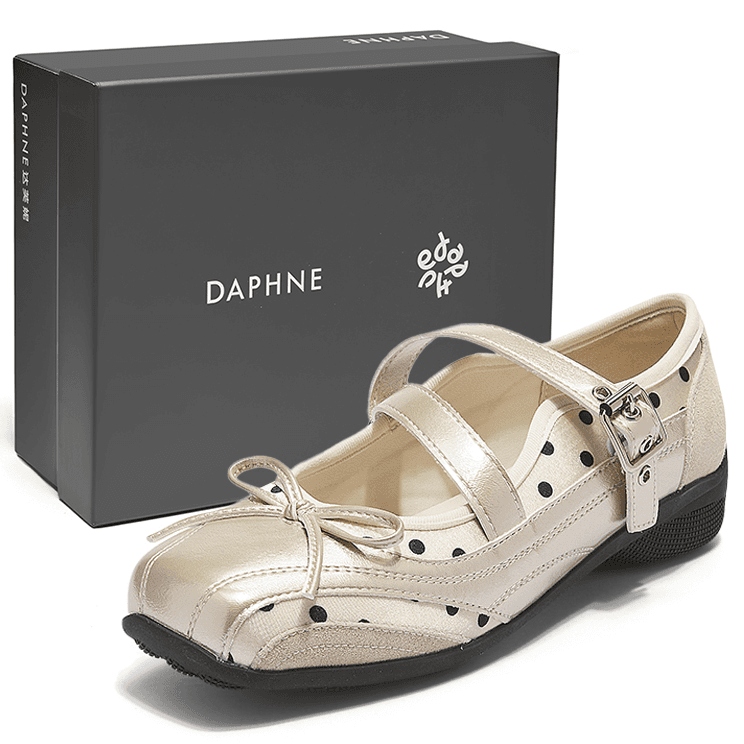 DAPHNE ПУ (полиуретан) Текстиль Платформа Туфли Мэри Джейн 4CM Женские - изображение 2