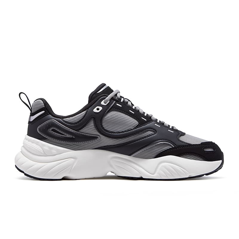 Кроссовки для бега FILA FUSION Низкие беговые кроссовки Мужские Черный Космический серебристый - изображение 2