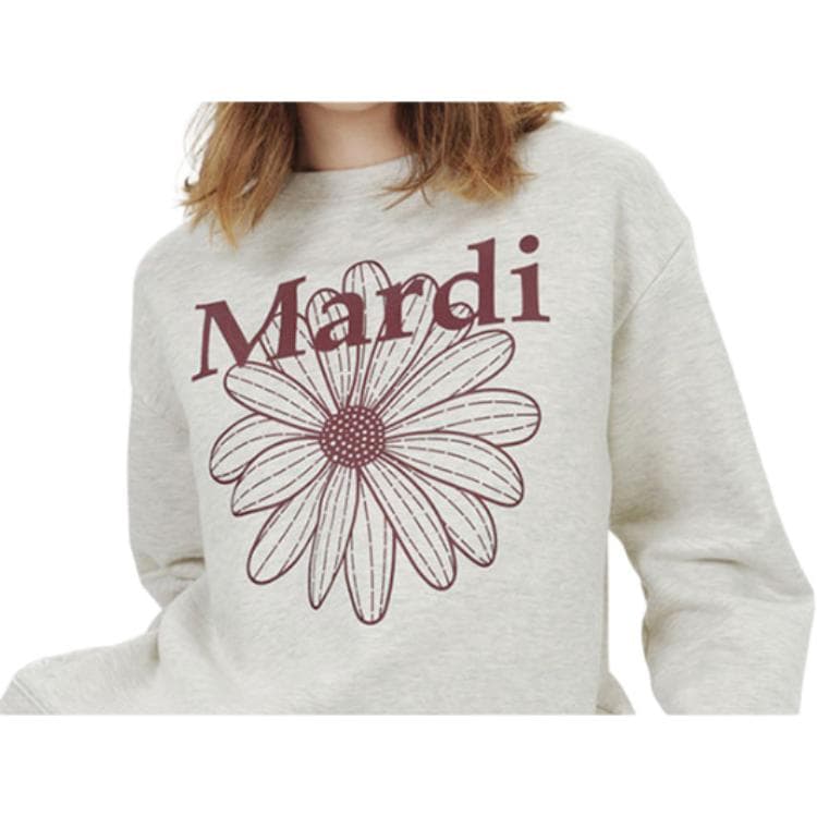 Кофта MARDI MERCREDI Овсяный Бургунди Женский Свитшот - изображение 2