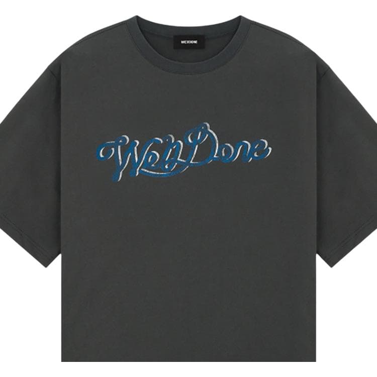 Футболка WE11DONE Carbon Gray Унисекс T-рубашки - изображение 3