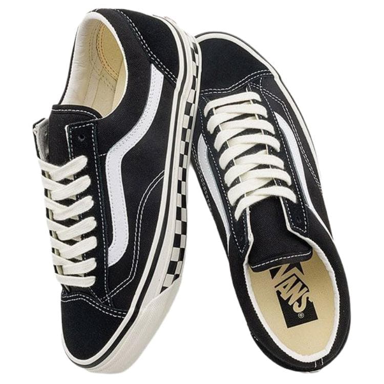 Кроссовки Vans Old Skool 36 Лоу-топы Скейтборд Обувь Унисекс Черный - изображение 4
