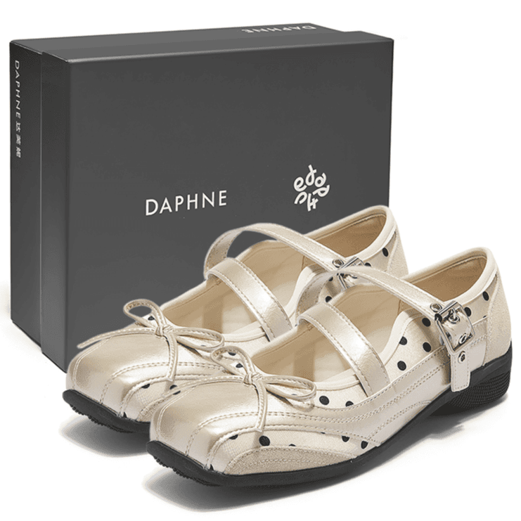 DAPHNE ПУ (полиуретан) Текстиль Платформа Туфли Мэри Джейн 4CM Женские - изображение 3